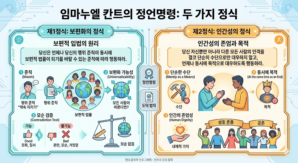 임마누엘 칸트 정언명령 도덕법칙 다이어그램